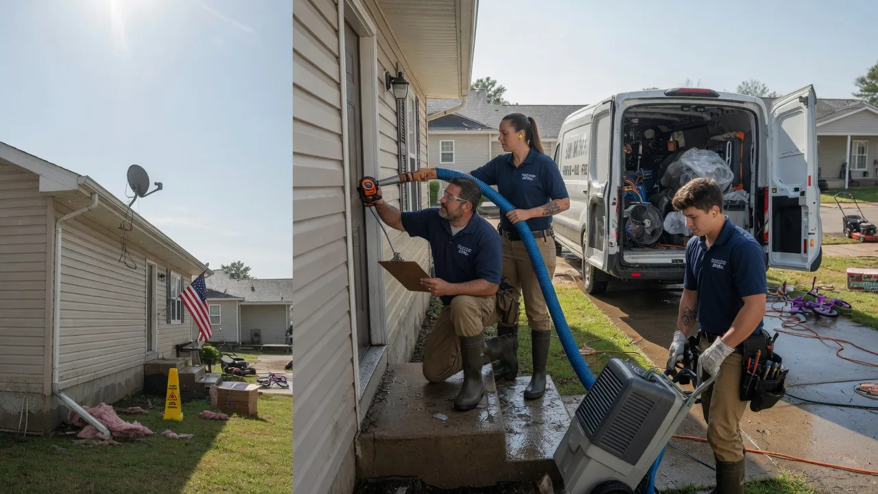 Ceiling Water Damage Restoration in Franklin, AR near me